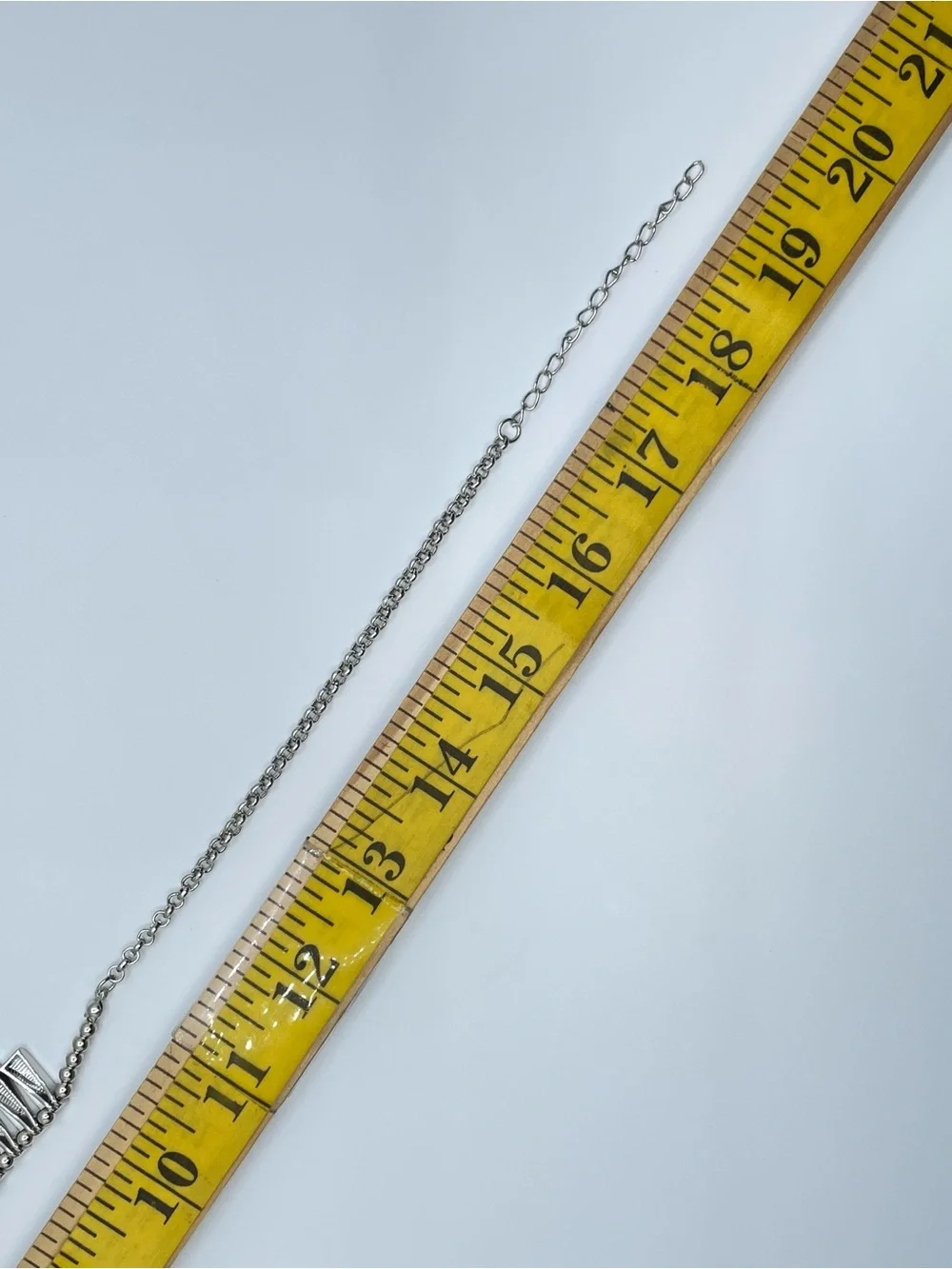 Silver Tone Fringe Bar Statement Necklace Textured Modern Bib